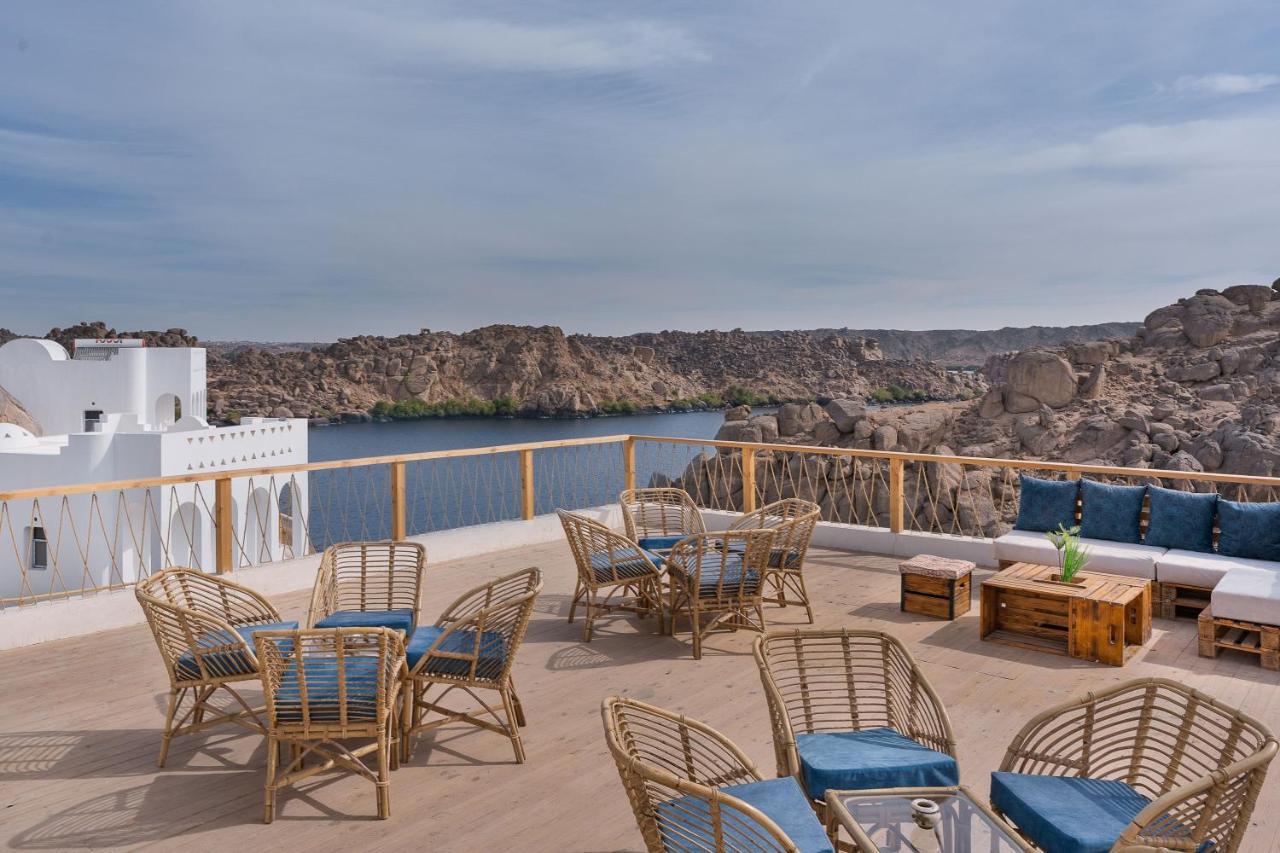 Benben By Dhara Hotels - Adults Only Aswan Bagian luar foto View of the Nile from the hotel