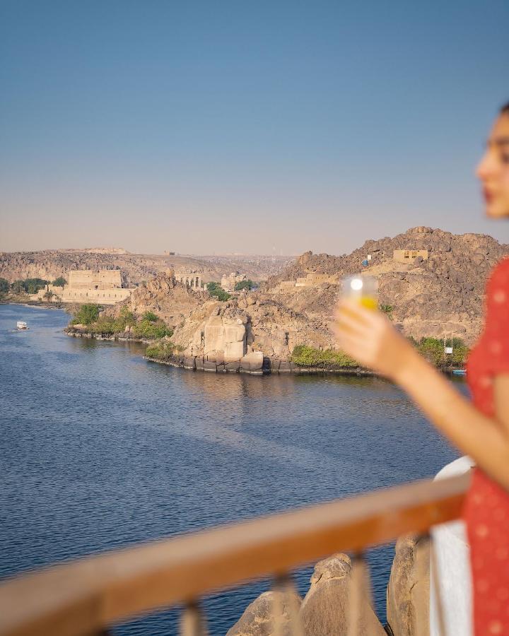 Benben By Dhara Hotels - Adults Only Aswan Bagian luar foto View of the Nile from the Four Seasons Hotel